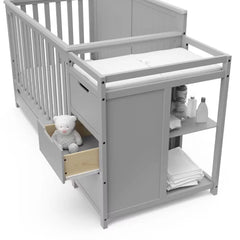 Hadley 5-in-1 Convertible Crib and Changer with Drawer