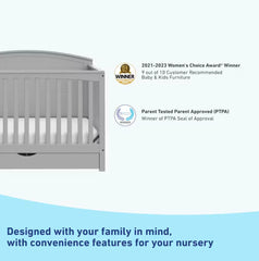 Bellwood Convertible Crib w/Drawer