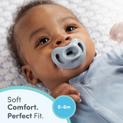 NUK® First Choice Comfy™ 100% Silicone Pacifier, 0-6 months