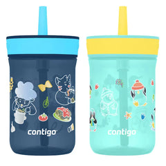 Kids’ Leighton Straw Tumbler with Spill-Proof Lid, 14oz