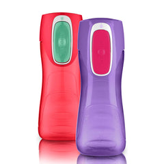 Contigo® Trekker Kids Water Bottle with AUTOSEAL® Lid, 14oz, 2-Pack