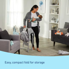 Slim Spaces™ Compact Baby Swing