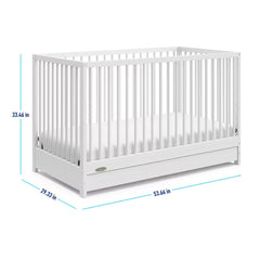 Teddi Convertible Crib With Drawer