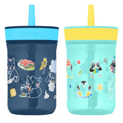 Kids’ Leighton Straw Tumbler with Spill-Proof Lid, 14oz