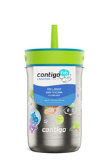 Contigo® Kids Leighton Spill-Proof Stainless Steel Tumbler with Straw, 12oz.